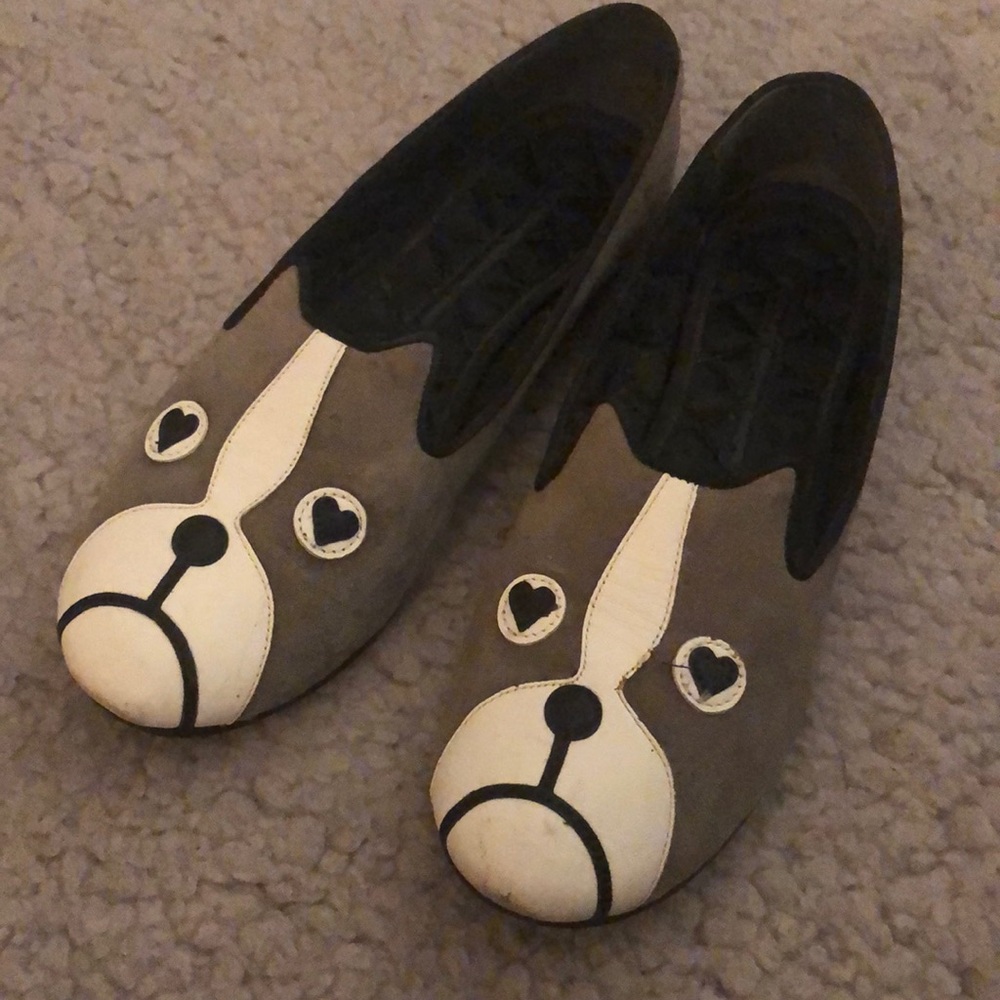 Marc Jacobs Dog Loafers in Grey